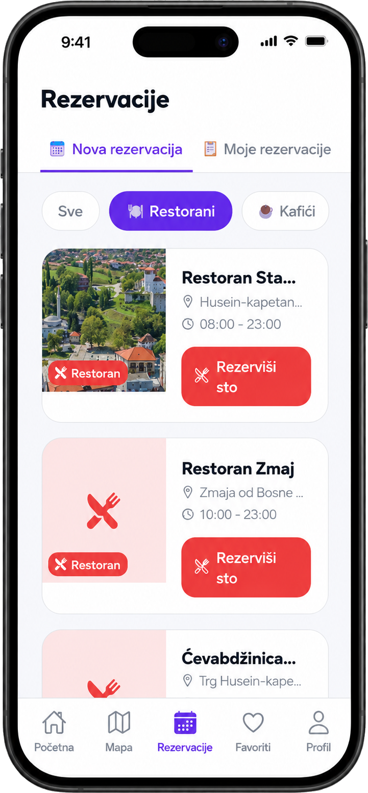 Telefon sa rezervacijama restorana